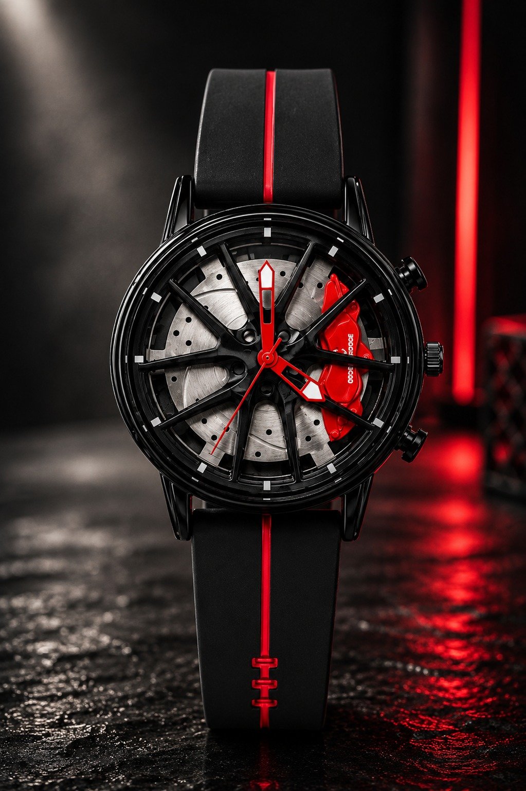 Sporty Red Watch
